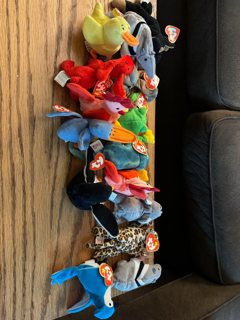 Lot 15 Ty Teenie Beanie Babies Plush Vintage